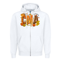 White fall cma Zipper Hoodie - texasbilliewilder