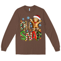 Chestnut oh snap christmas cookie Long Sleeve Tee - Zillion Design Studio