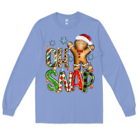 Colony Blue oh snap christmas cookie Long Sleeve Tee - Zillion Design Studio