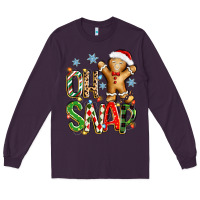 Plum oh snap christmas cookie Long Sleeve Tee - Zillion Design Studio