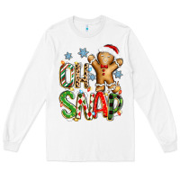White oh snap christmas cookie Long Sleeve Tee - Zillion Design Studio