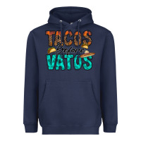 Navy tacos before vatos Heavyweight Hoodie - RacoonDesign