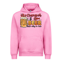 Fuchsia Pink crawfish and beer that's why i'm here Urban Hoodie - MaliasSmallBusiness