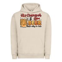 Pigment French Oak crawfish and beer that's why i'm here Urban Hoodie - MaliasSmallBusiness