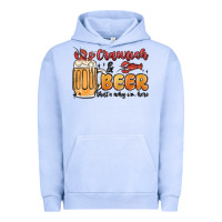 Pigment Grape Ice crawfish and beer that's why i'm here Urban Hoodie - MaliasSmallBusiness