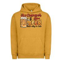 Pigment Peanut Butter crawfish and beer that's why i'm here Urban Hoodie - MaliasSmallBusiness