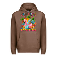 Chestnut life is better at the beach Premium Hoodie - MaliasSmallBusiness