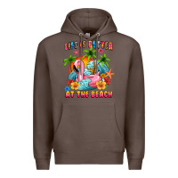 Coffee life is better at the beach Premium Hoodie - MaliasSmallBusiness