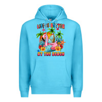 Ocean Blue life is better at the beach Premium Hoodie - MaliasSmallBusiness