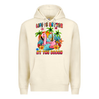 Sandshell life is better at the beach Premium Hoodie - MaliasSmallBusiness