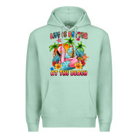 Seafoam life is better at the beach Premium Hoodie - MaliasSmallBusiness