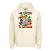 Tofu life is better at the beach Premium Hoodie - MaliasSmallBusiness