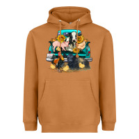 Meerkat farm truck farm animals Heavyweight Hoodie - FaDigitalArtStudio