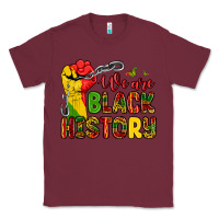 Burgundy we are black history Classic Tee - Zillion Design Studio