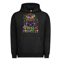 Pigment Black bead princess messy bun mardi gras Urban Hoodie - MaliasSmallBusiness