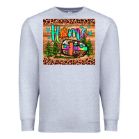 Heather Grey home Premium Sweatshirt - JahusDesignShop