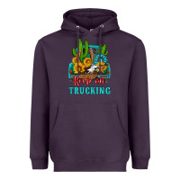 Keep On Trucking With Western Truck Heavyweight Hoodie | Teevron