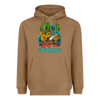 Toasted Coconut keep on trucking with western truck Heavyweight Hoodie - HRA Design Shop