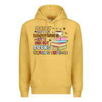 Antique Gold money can't buy happiness but it can buy books Premium Hoodie - MaliasSmallBusiness