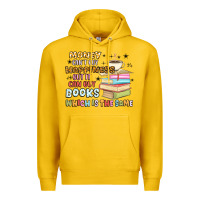Lemon money can't buy happiness but it can buy books Premium Hoodie - MaliasSmallBusiness