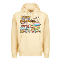 Pina Colada money can't buy happiness but it can buy books Premium Hoodie - MaliasSmallBusiness