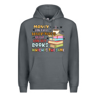 Rock money can't buy happiness but it can buy books Premium Hoodie - MaliasSmallBusiness