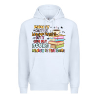 White money can't buy happiness but it can buy books Premium Hoodie - MaliasSmallBusiness
