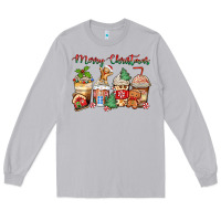 Moon Dust merry christmas gingerbread coffee cups Long Sleeve Tee - Zillion Design Studio