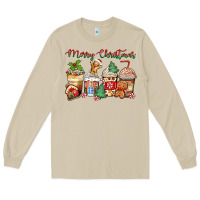 Mushroom merry christmas gingerbread coffee cups Long Sleeve Tee - Zillion Design Studio