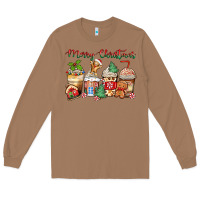 Toasted Coconut merry christmas gingerbread coffee cups Long Sleeve Tee - Zillion Design Studio