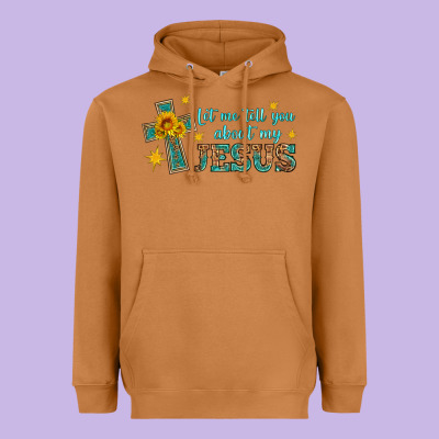 Let Me Tell You About My Jesus Heavyweight Hoodie Designed By Hra Design Shop