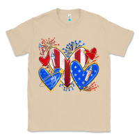 Mushroom 4th of july hearts Classic Tee - texasbilliewilder