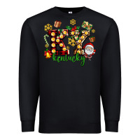 Black ky kentucky christmas Premium Sweatshirt - AdoDesignShop