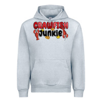 Heather Grey crawfish junkie Urban Hoodie - MaliasSmallBusiness
