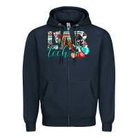 Navy lab tech Zipper Hoodie - texasbilliewilder