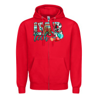Red lab tech Zipper Hoodie - texasbilliewilder