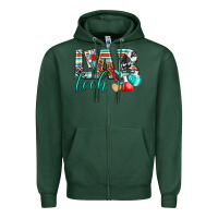 Sports Green lab tech Zipper Hoodie - texasbilliewilder