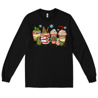 Black christmas tree cake  coffee cups Long Sleeve Tee - Zillion Design Studio
