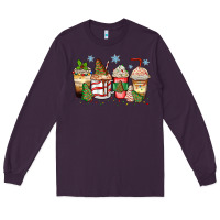 Plum christmas tree cake  coffee cups Long Sleeve Tee - Zillion Design Studio