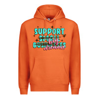 Carrot support small businesses big dreams Premium Hoodie - MaliasSmallBusiness