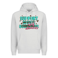 Dove Grey support small businesses big dreams Premium Hoodie - MaliasSmallBusiness