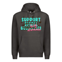 Smoke support small businesses big dreams Premium Hoodie - MaliasSmallBusiness