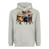 Moon Dust floral butterfly film roll vintage camera Heavyweight Hoodie - FaDigitalArtStudio