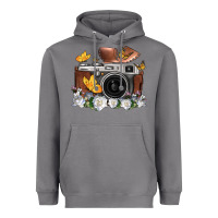 Storm floral butterfly film roll vintage camera Heavyweight Hoodie - FaDigitalArtStudio
