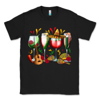Black mexico wine glasses Classic Tee - Zillion Design Studio