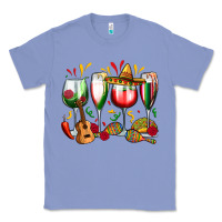 Colony Blue mexico wine glasses Classic Tee - Zillion Design Studio