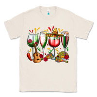 Natural mexico wine glasses Classic Tee - Zillion Design Studio