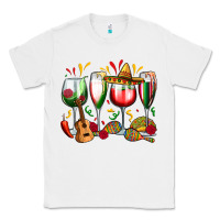 White mexico wine glasses Classic Tee - Zillion Design Studio