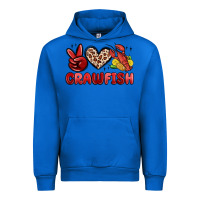 Cobalt peace love crawfish Urban Hoodie - MaliasSmallBusiness