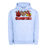 Pigment Grape Ice peace love crawfish Urban Hoodie - MaliasSmallBusiness